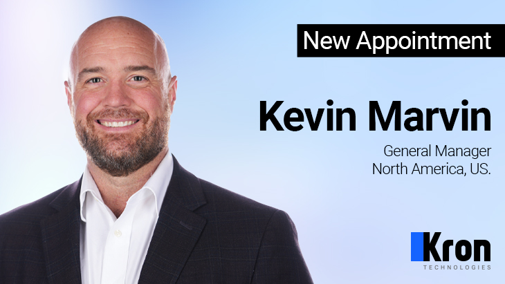 Kron Announces Kevin Marvin as General Manager of North America