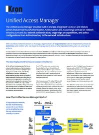 Unified Access Manager (UAM)