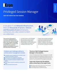 Privileged Session Manager