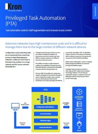 Privileged<br>Task Automation (PTA)